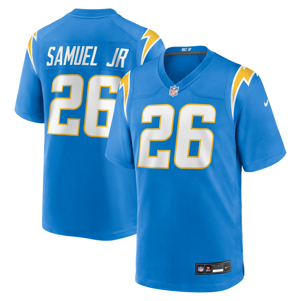 Asante Samuel Jr. Los Angeles Chargers Nike Game Player Jersey - Powder Blue