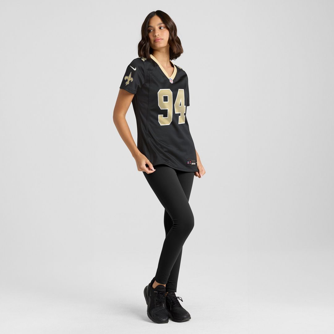 Cameron Jordan New Orleans Saints Nike Women's Team Game Jersey -  Black