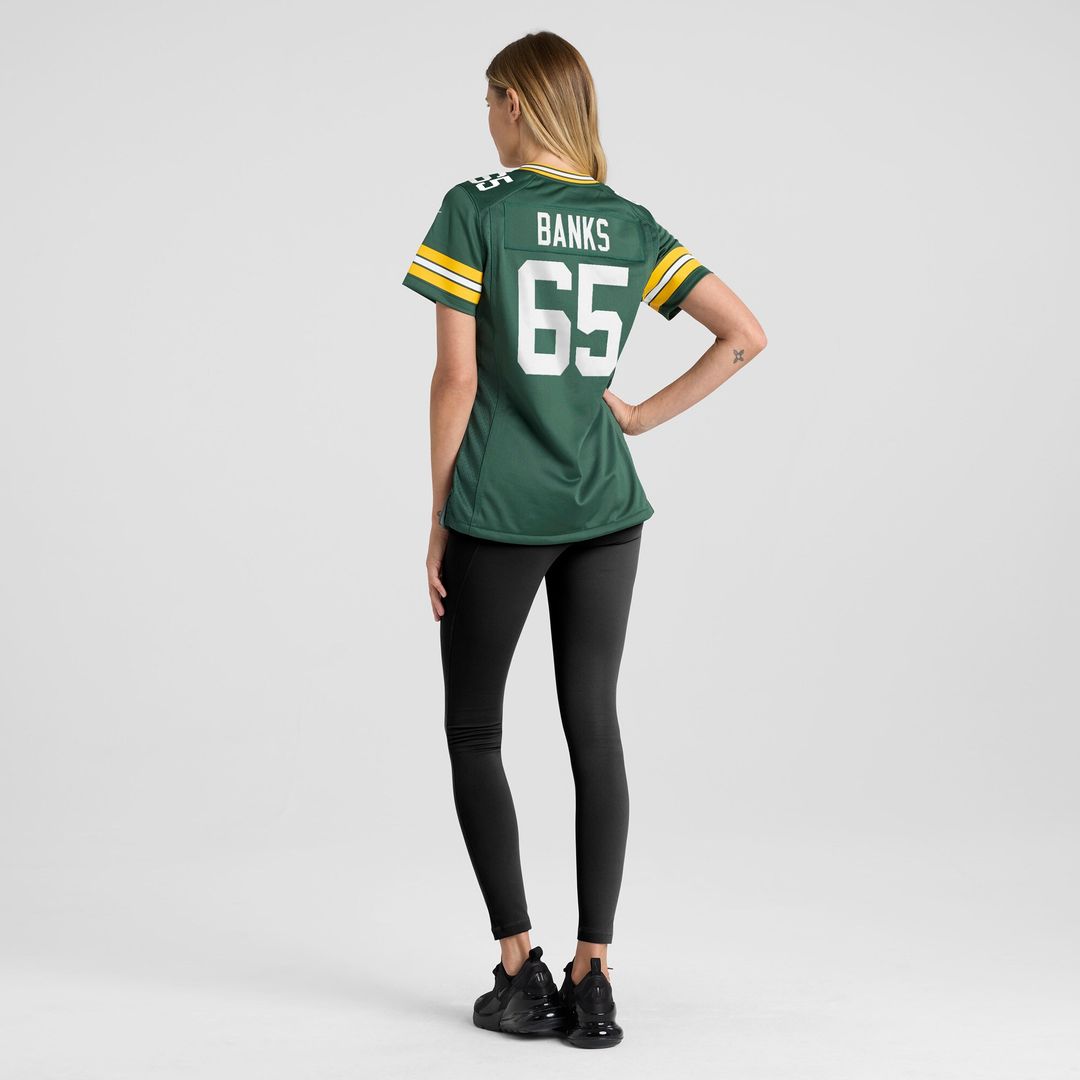 Aaron Banks Green Bay Packers Nike Women's Team Game Jersey -  Green