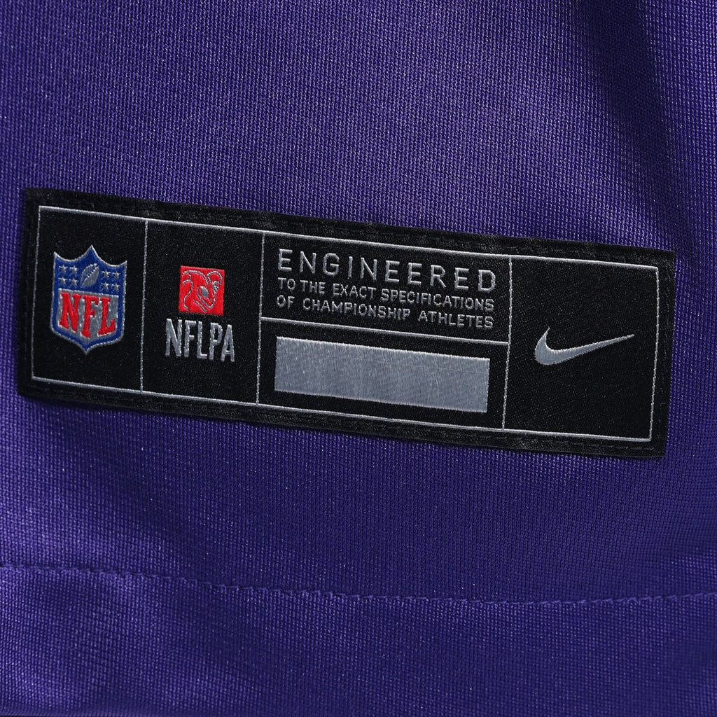 Fran Tarkenton Minnesota Vikings Nike Game Retired Player Jersey - Purple