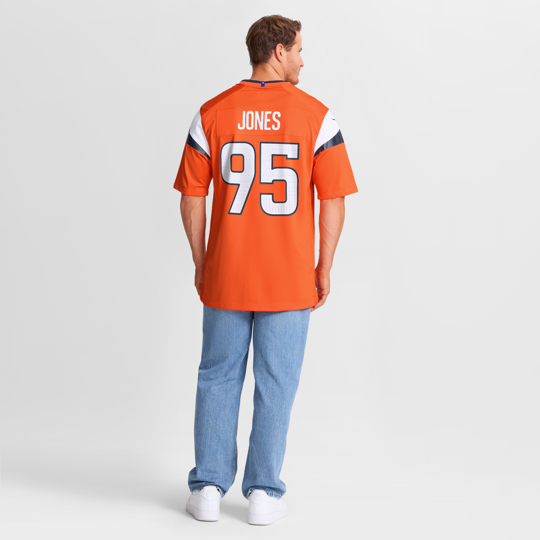 Sai'vion Jones Denver Broncos Nike Team Game Jersey -  Orange