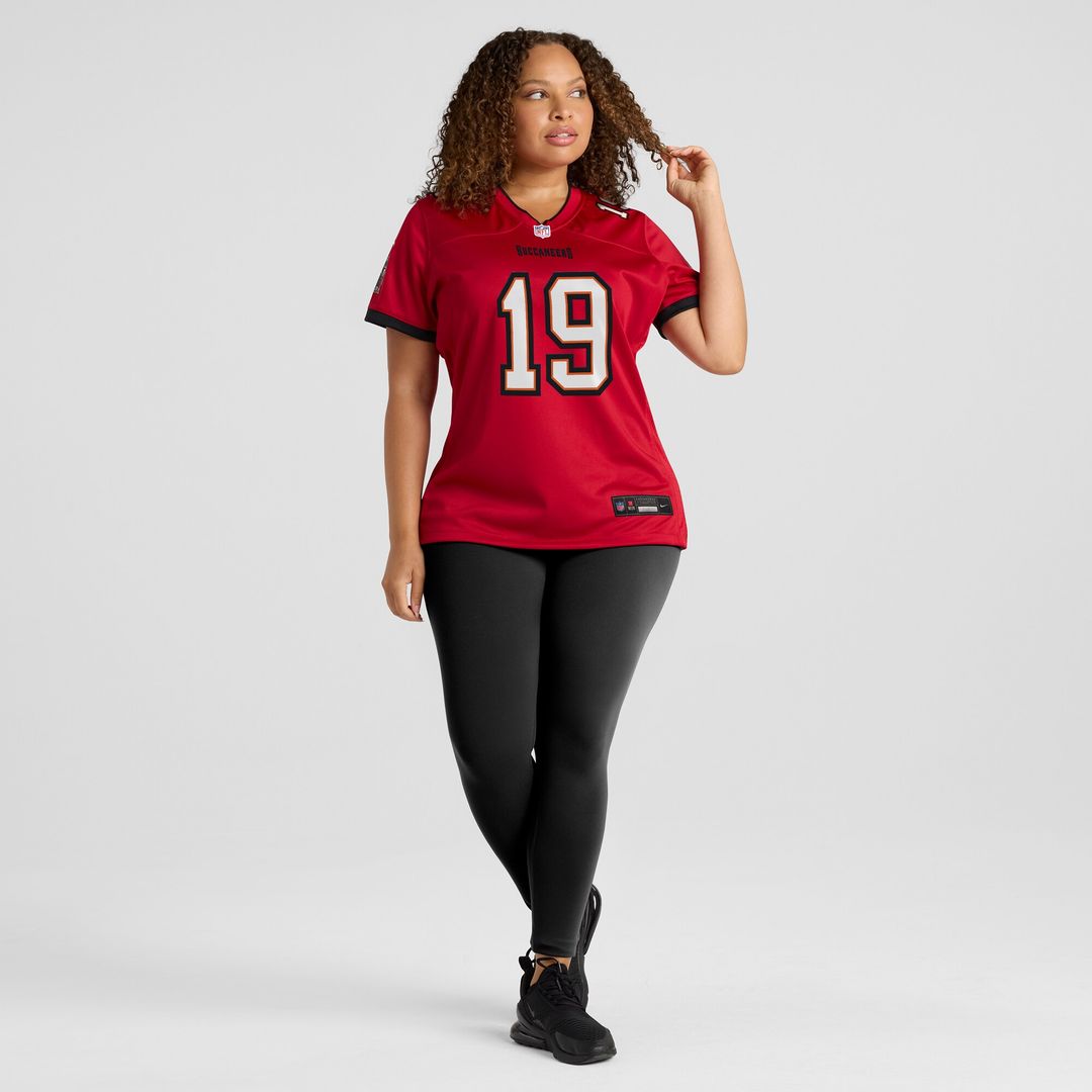 Keyshawn Johnson Tampa Bay Buccaneers Nike Women's Game Retired Player Jersey - Red