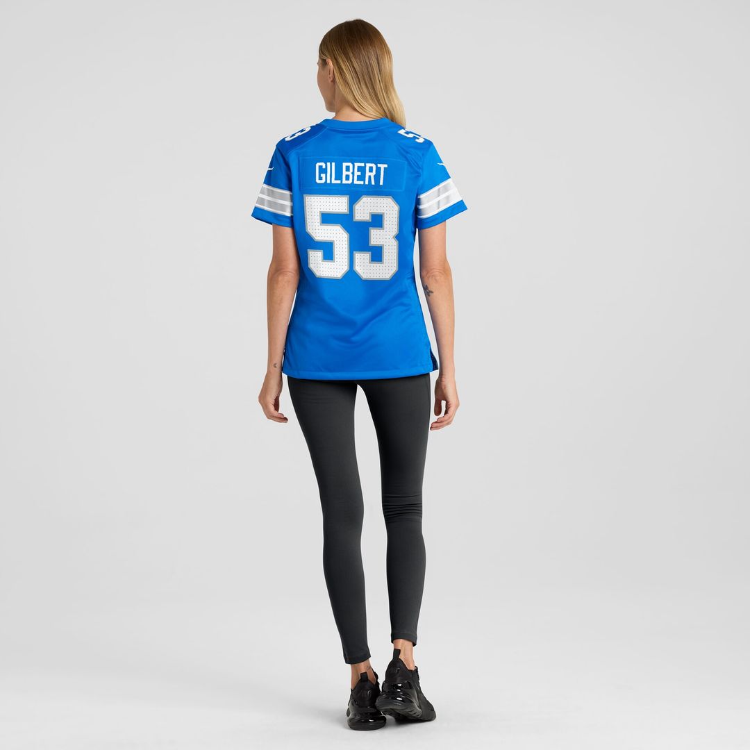 DaRon Gilbert Detroit Lions Nike Women's Game Jersey -  Blue