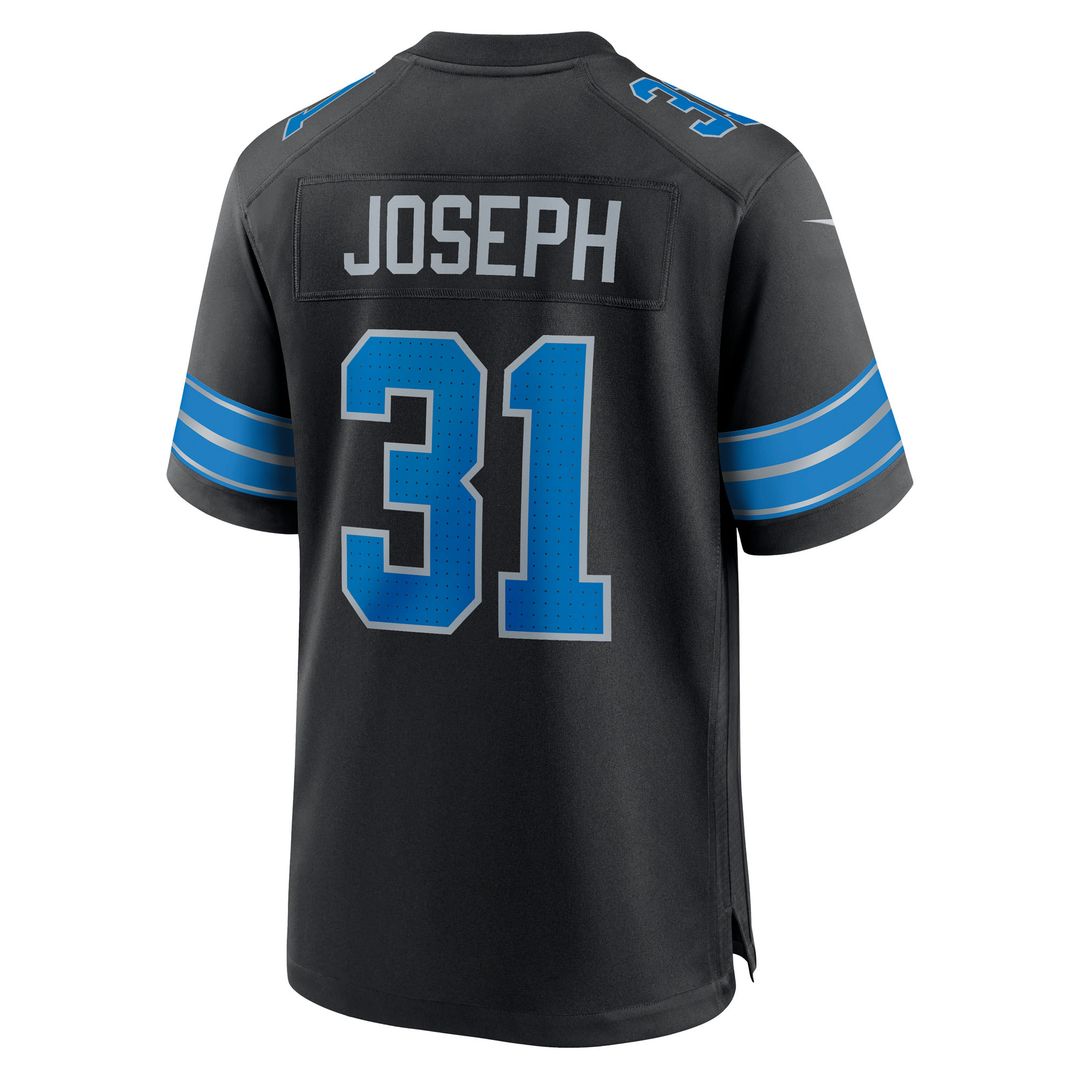 Kerby Joseph Detroit Lions Nike Alternate Game Jersey - Black