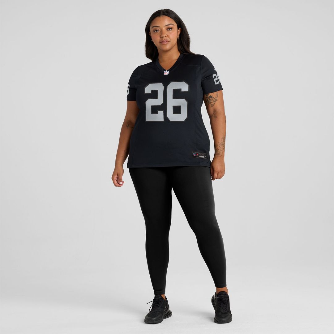Darien Porter Las Vegas Raiders Nike Women's Team Game Jersey -  Black