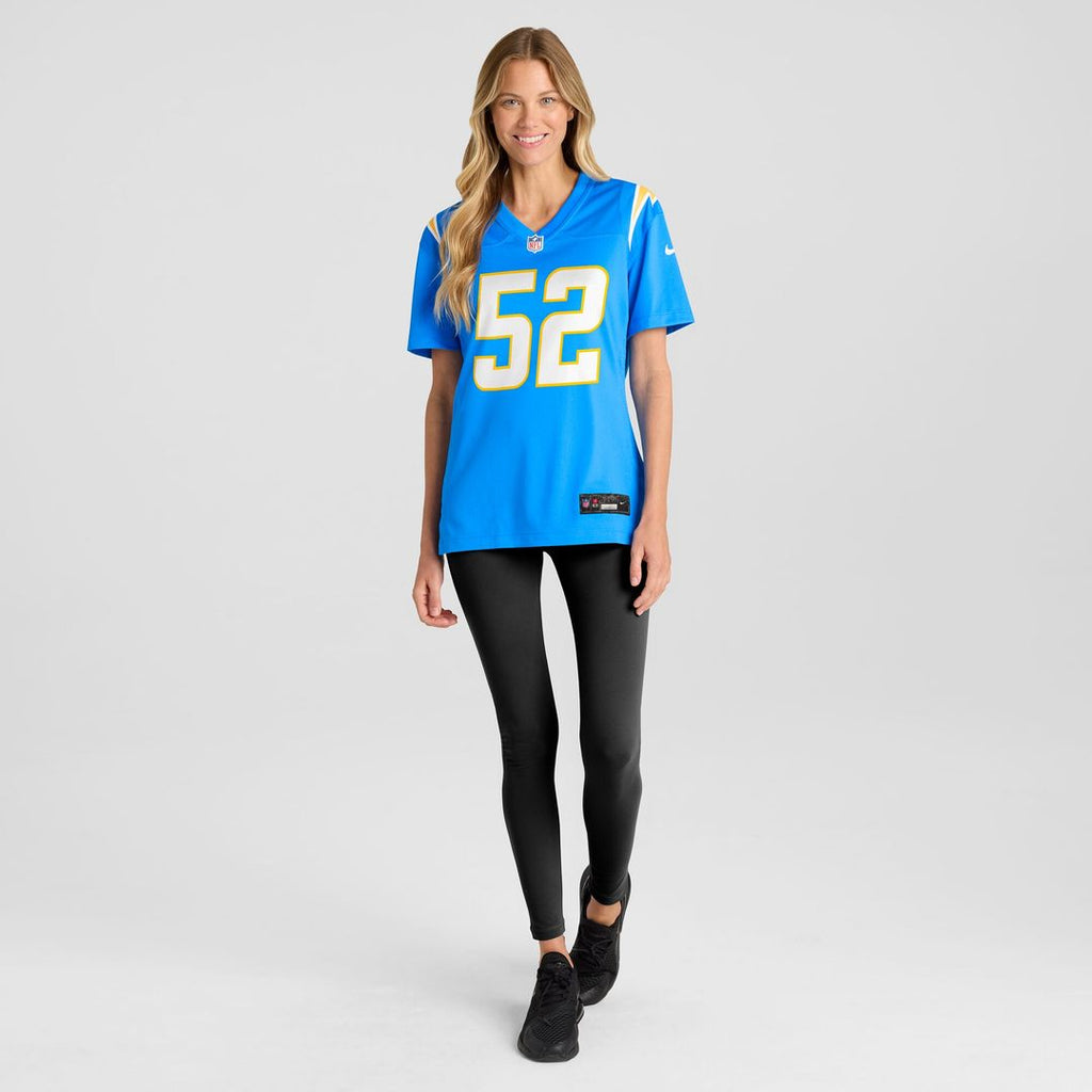 Khalil Mack Los Angeles Chargers Nike Women's Player Jersey - Powder Blue