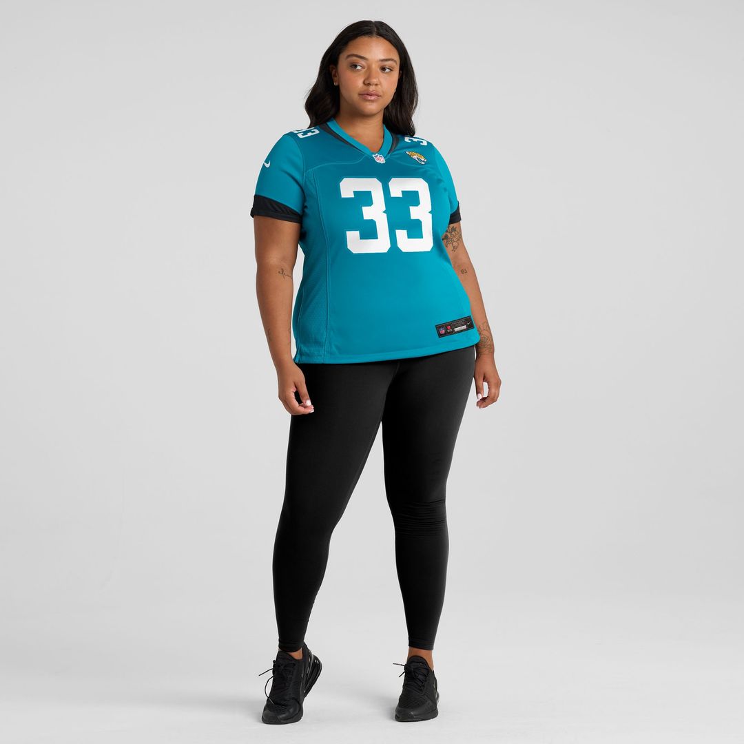 Bhayshul Tuten Jacksonville Jaguars Nike Women's Team Game Jersey -  Teal