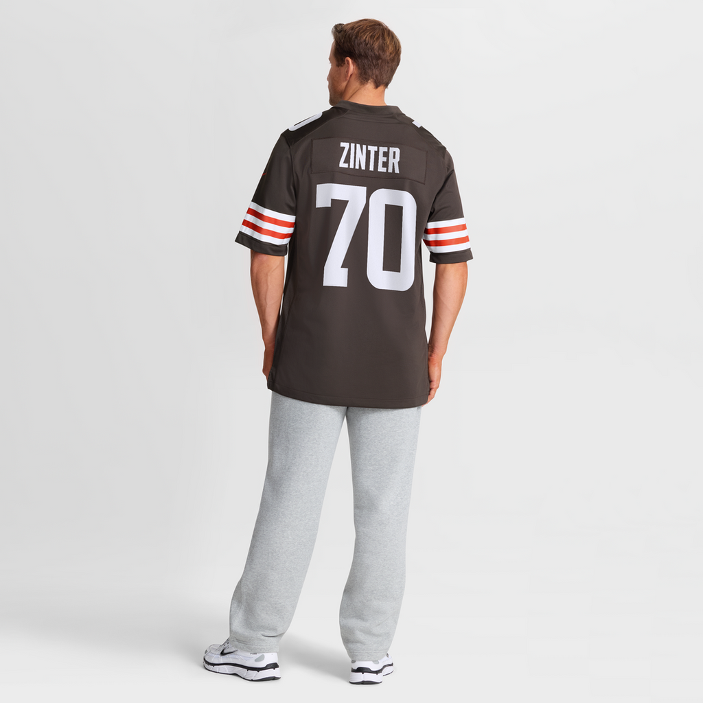 Zak Zinter Cleveland Browns Nike Team Game Jersey -  Brown