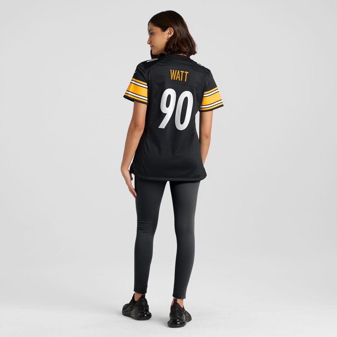 T.J. Watt Pittsburgh Steelers Nike Women's Team Game Jersey -  Black