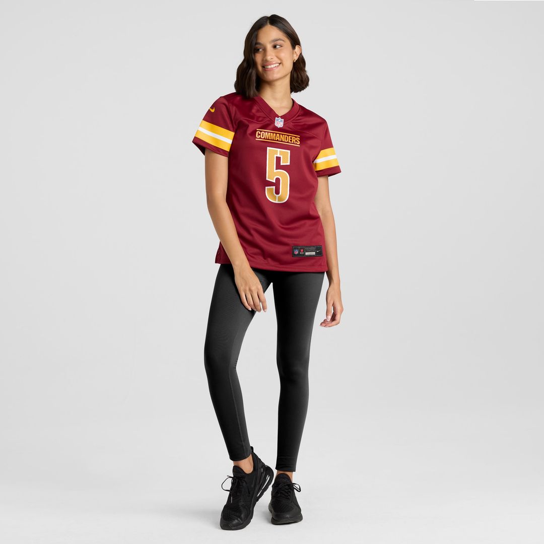 Jayden Daniels Washington Commanders Nike Women's  Player Game Jersey - Burgundy