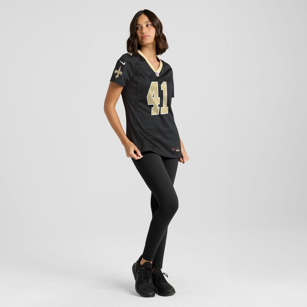 Alvin Kamara New Orleans Saints Nike Women's Game Jersey - Black