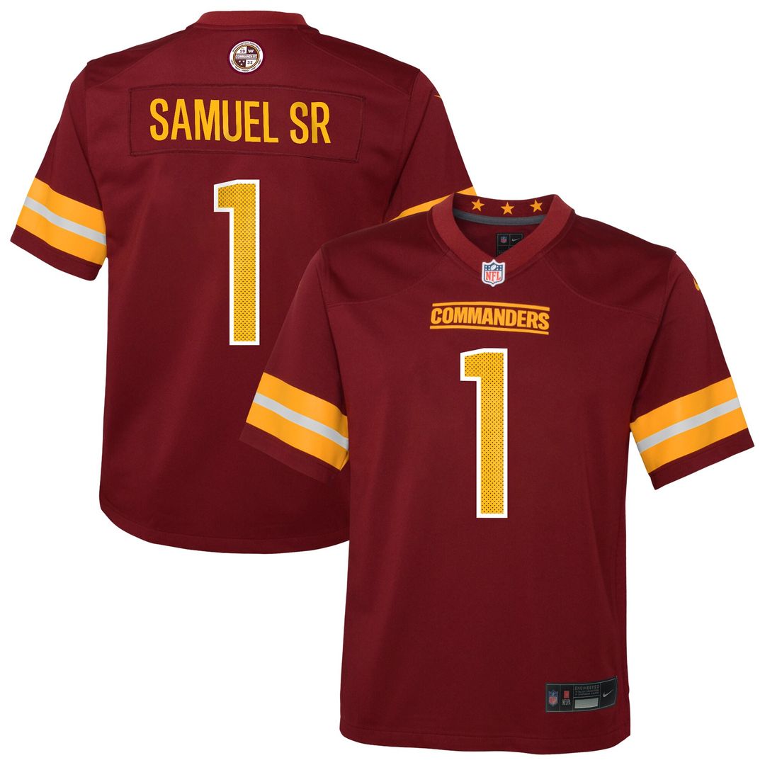 Deebo Samuel Sr Washington Commanders Nike Youth Team Game Jersey - Burgundy