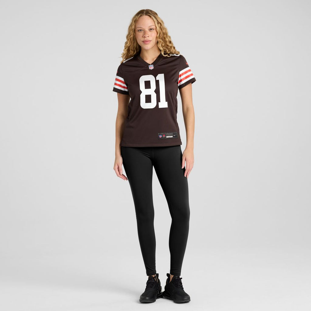 Luke Floriea Cleveland Browns Nike Women's Team Game Jersey -  Brown