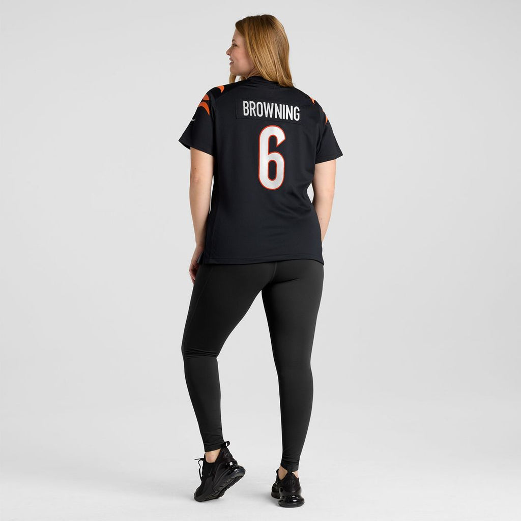 Jake Browning Cincinnati Bengals Nike Women's Game Jersey - Black