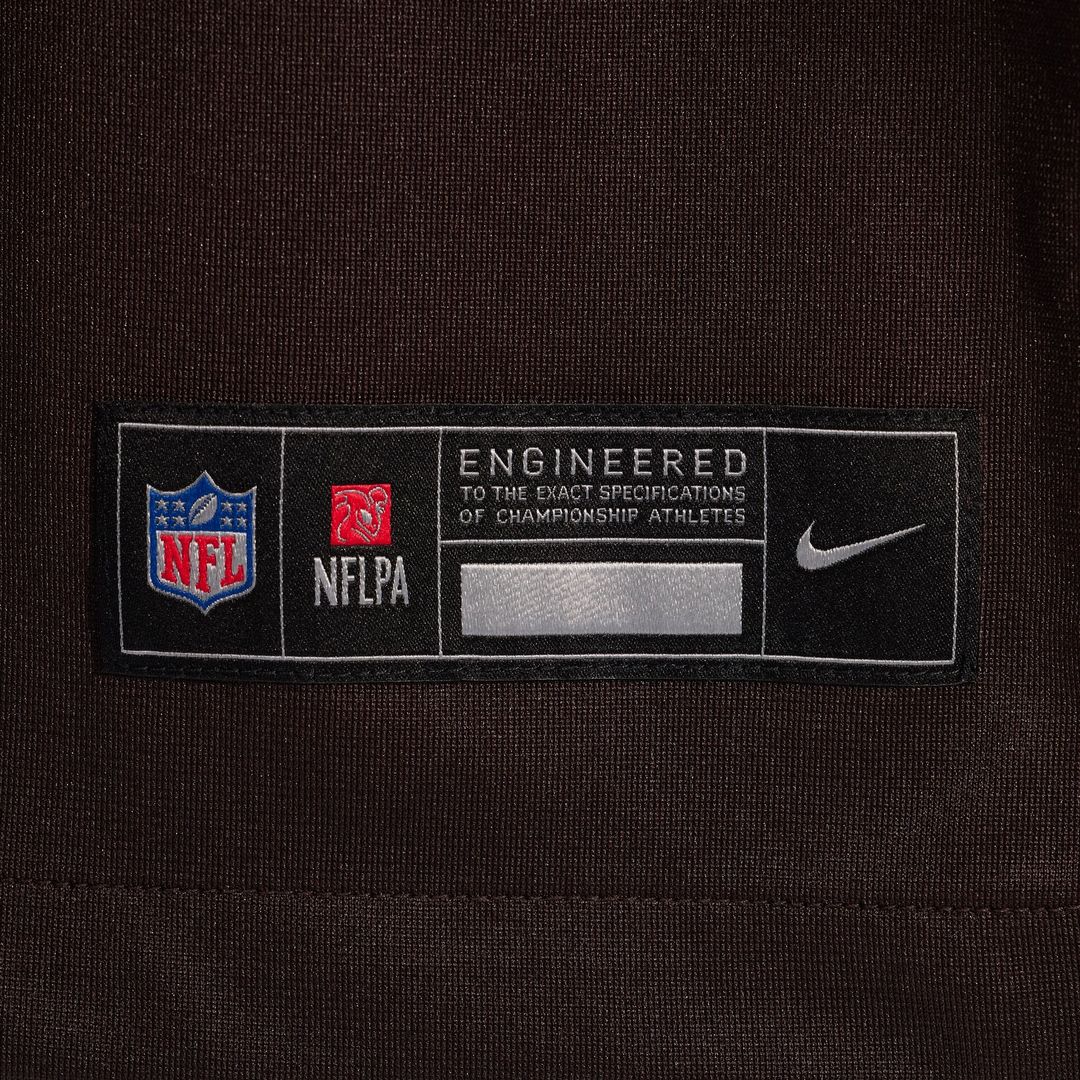 Number 1 Groom Cleveland Browns Nike Game Jersey - Brown