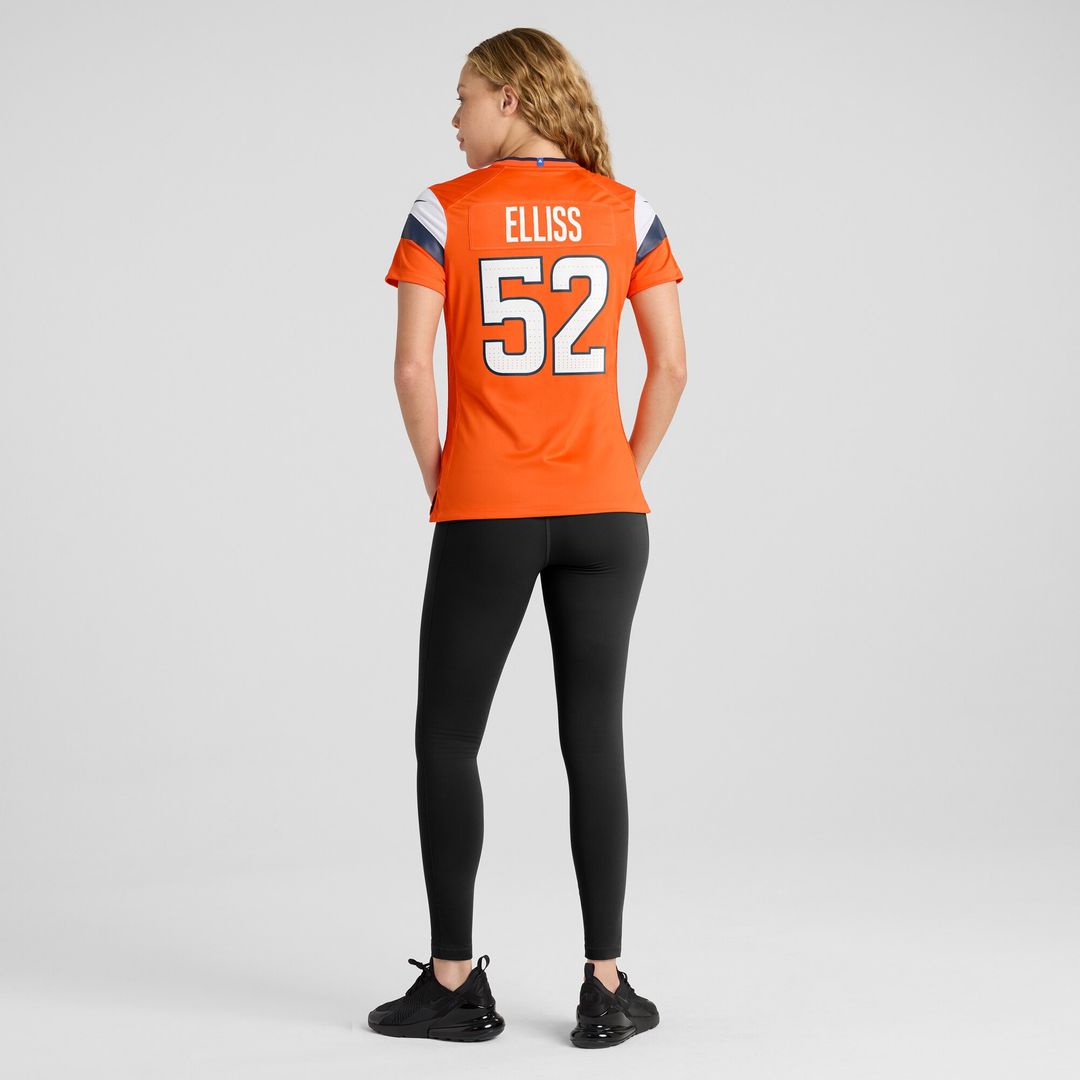 Jonah Elliss Denver Broncos Nike Women's Team Game Jersey -  Orange