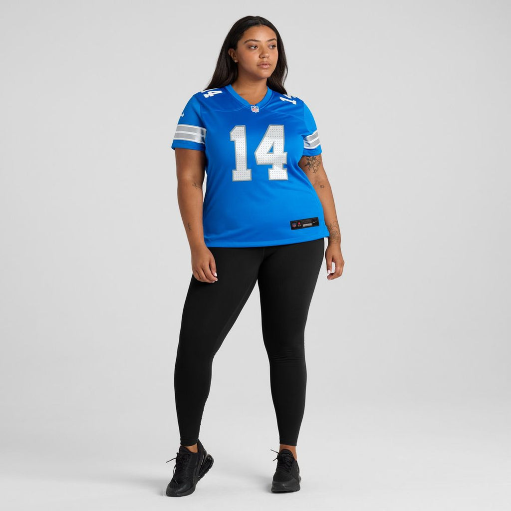 Amon-Ra St. Brown Detroit Lions Nike Women's White Game Jersey - White