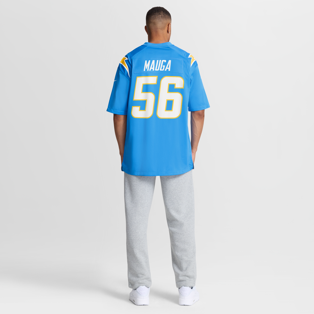 Kanai Mauga Los Angeles Chargers Nike Team Game Jersey -  Powder Blue