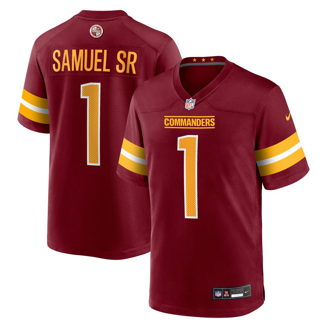 Deebo Samuel Sr Washington Commanders Nike Game Player Jersey - Burgundy