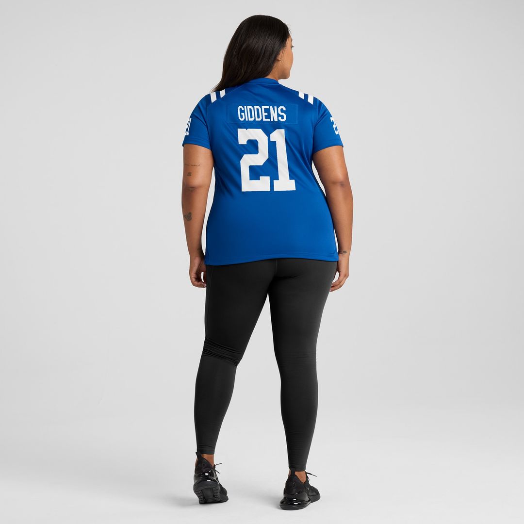 DJ Giddens Indianapolis Colts Nike Women's Team Game Jersey -  Royal