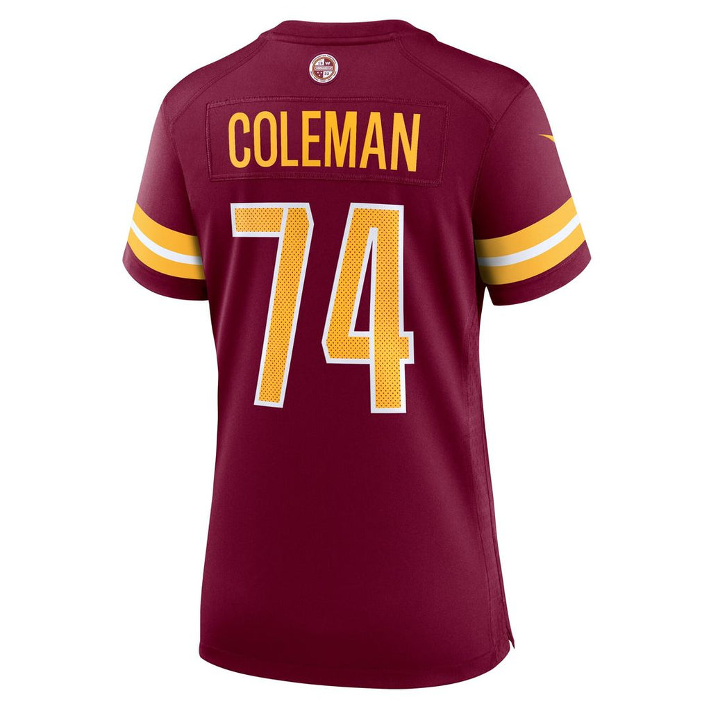 Brandon Coleman Washington Commanders Nike Women's Team Game Jersey -  Burgundy