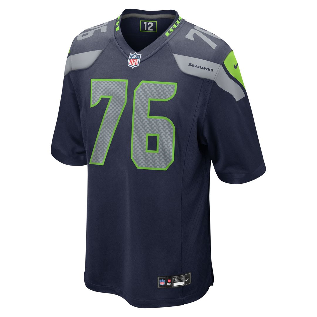 Grey Zabel Seattle Seahawks Nike Team Game Jersey - Navy