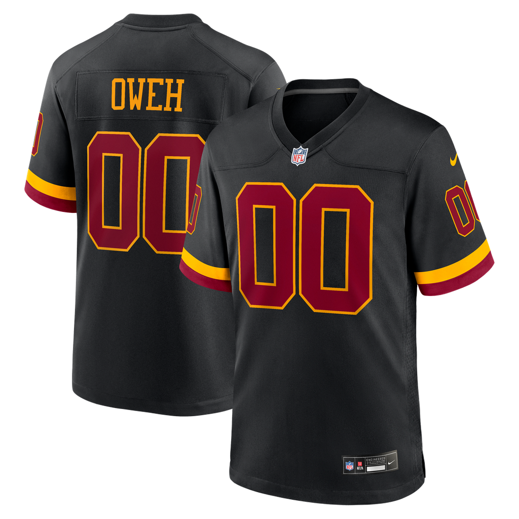 Odafe Oweh Washington Commanders Nike Hail Raiser Alternate Game Jersey - Black
