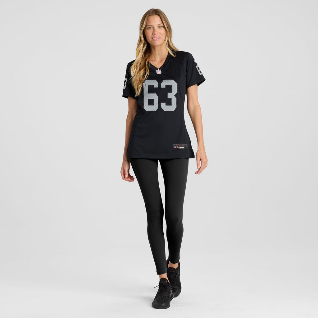 Gene Upshaw Las Vegas Raiders Nike Women's Game Retired Player Jersey - Black