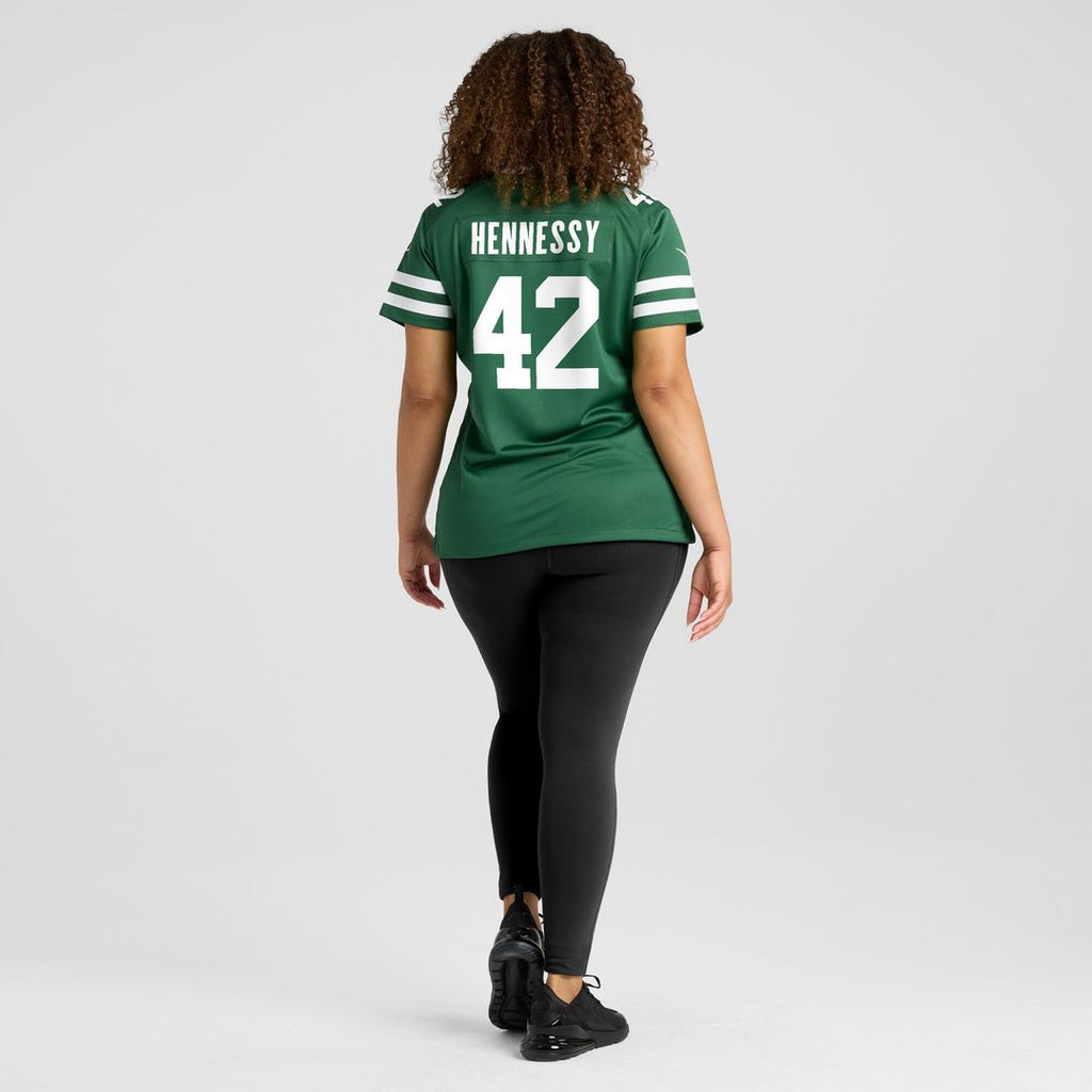 Thomas Hennessy New York Jets Nike Women's Game Jersey - Legacy Green