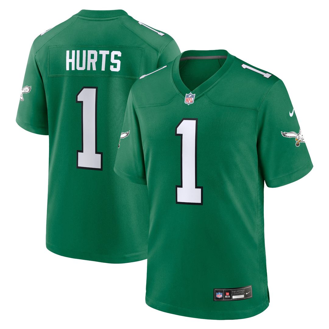 Jalen Hurts Philadelphia Eagles Nike Youth Game Jersey - Green