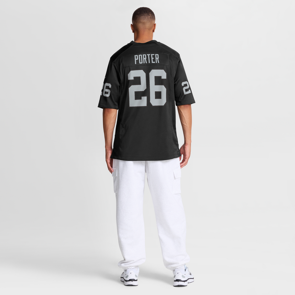 Darien Porter Las Vegas Raiders Nike Team Game Jersey -  Black