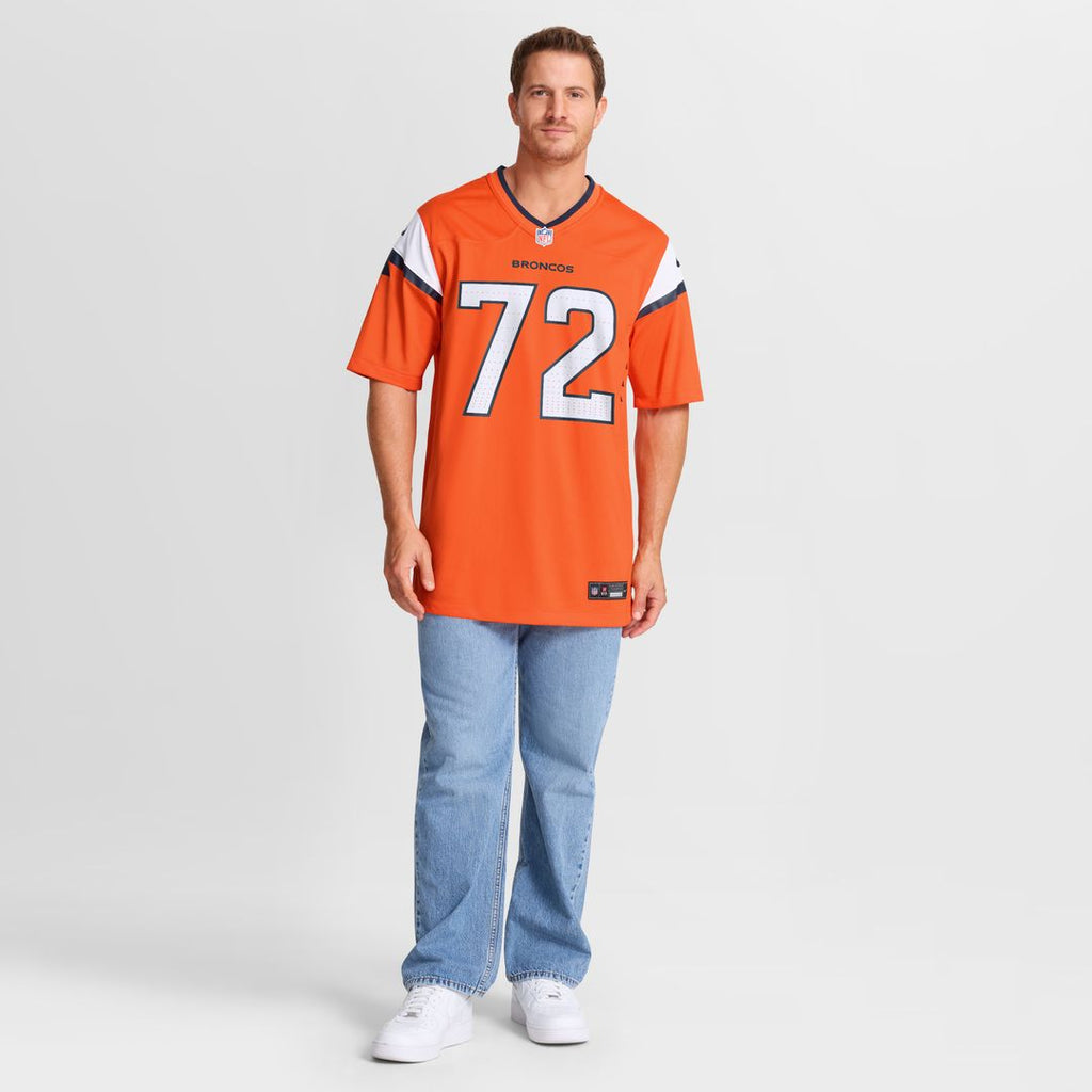 Garett Bolles Denver Broncos Nike Team Game Jersey -  Orange