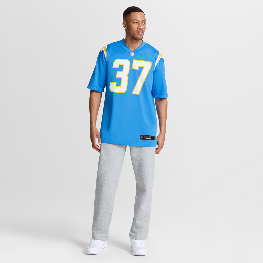 Jordan Oladokun Los Angeles Chargers Nike Team Game Jersey -  Powder Blue