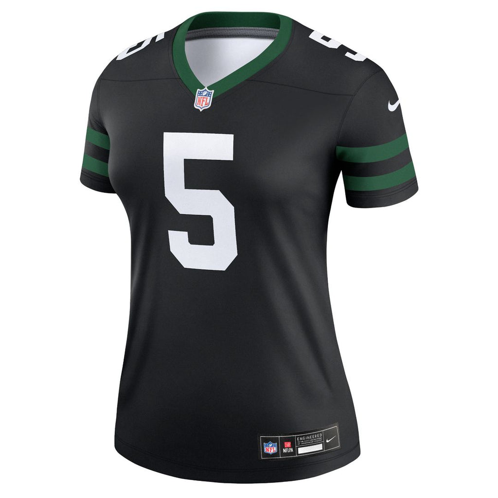 Garrett Wilson New York Jets Nike Women's Alternate Legend Player Performance Top - Classic Alternate White