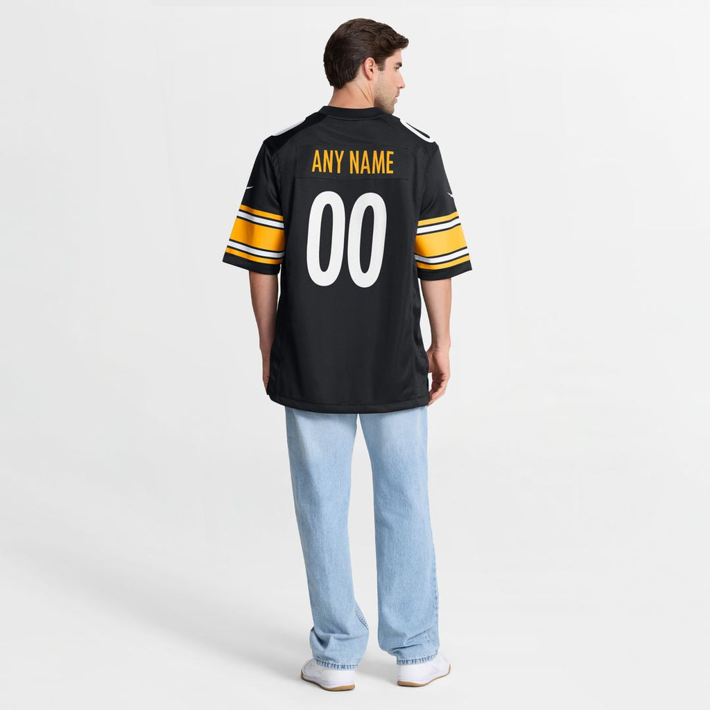 Pittsburgh Steelers Nike Custom Game Jersey - Black