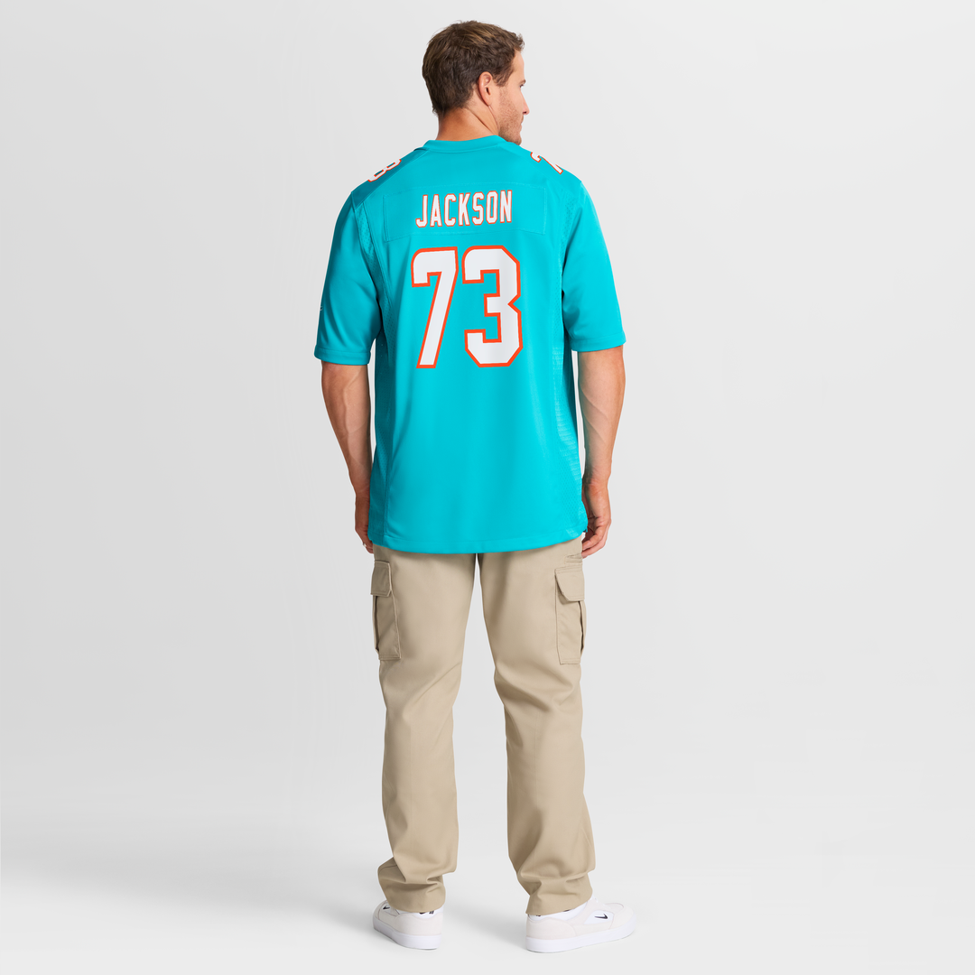 Austin Jackson Miami Dolphins Nike Game Jersey - Aqua