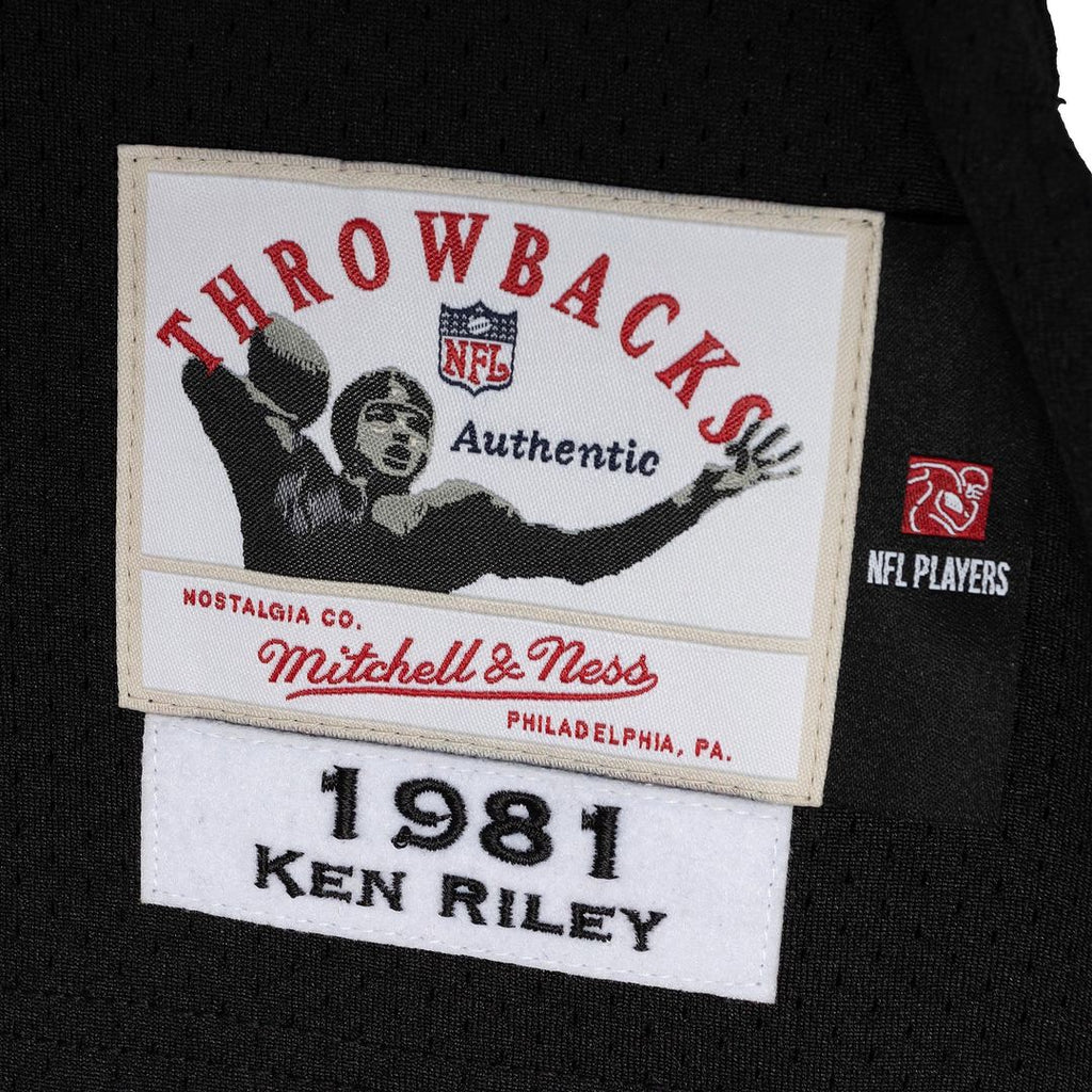 Ken Riley Cincinnati Bengals 1981 Mitchell & Ness Authentic Throwback Retired Player Jersey - Black
