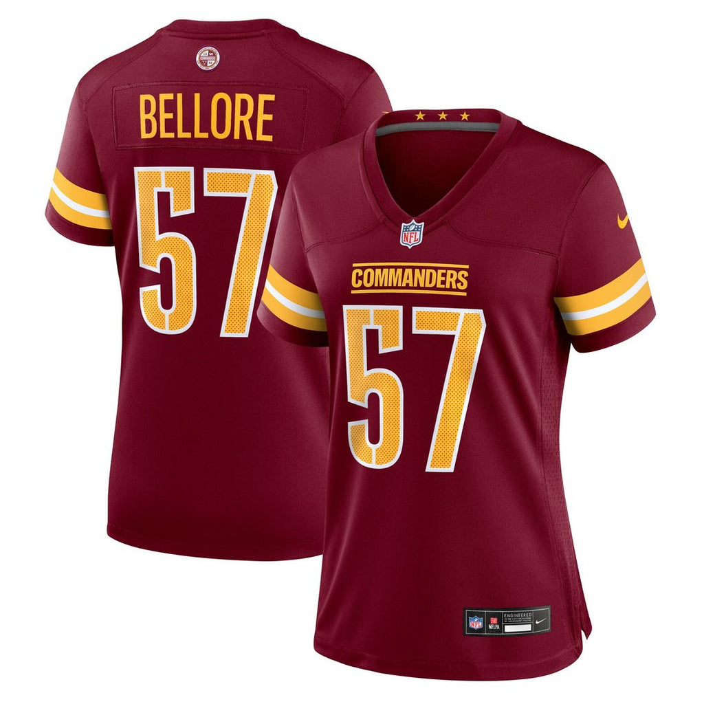 Nick Bellore Washington Commanders Nike Women's Team Game Jersey -  Burgundy