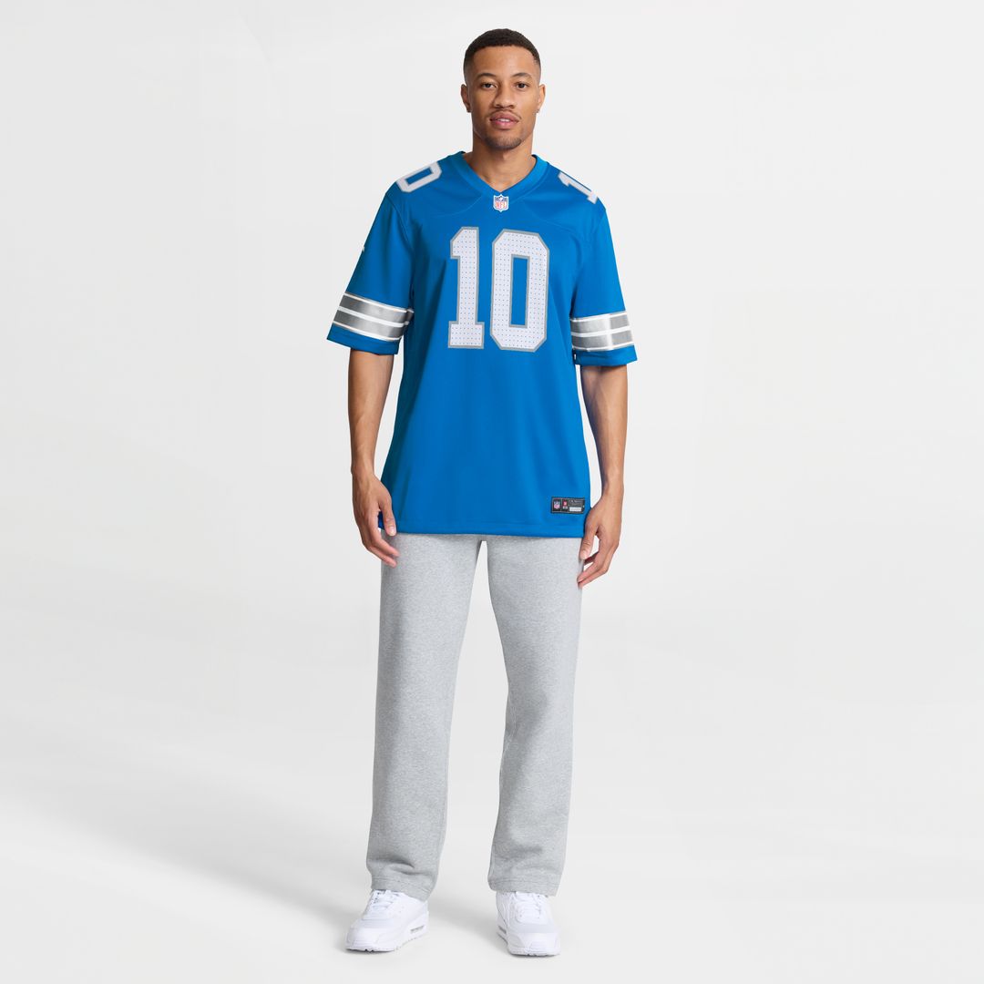 Isiah Pacheco Detroit Lions Nike Team Game Jersey -  Blue