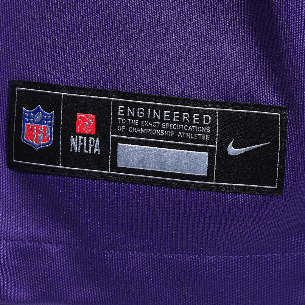 Dallas Turner Minnesota Vikings Nike  Game Jersey -  Purple