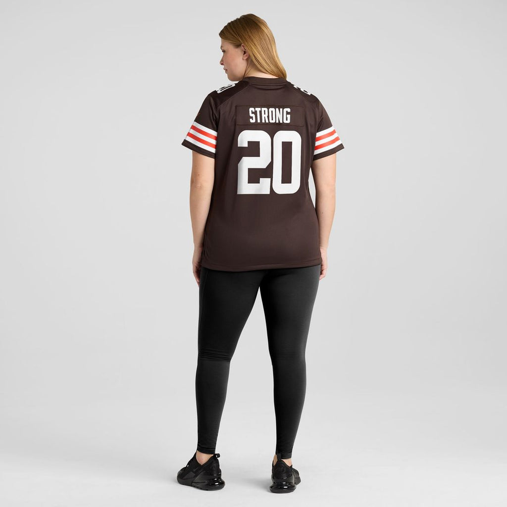 Pierre Strong Jr. Cleveland Browns Nike Women's Team Game Jersey -  Brown