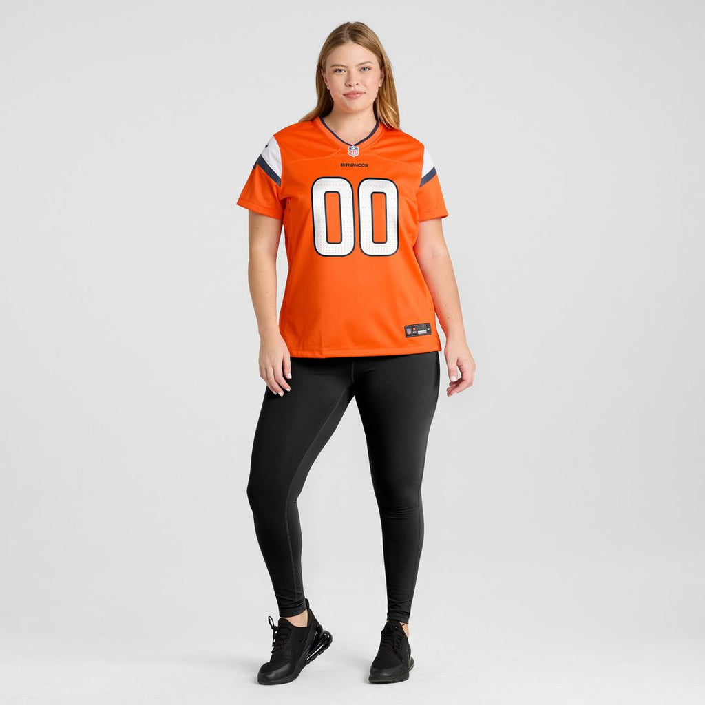 Denver Broncos Nike Women's Team Custom Game Jersey  - Orange