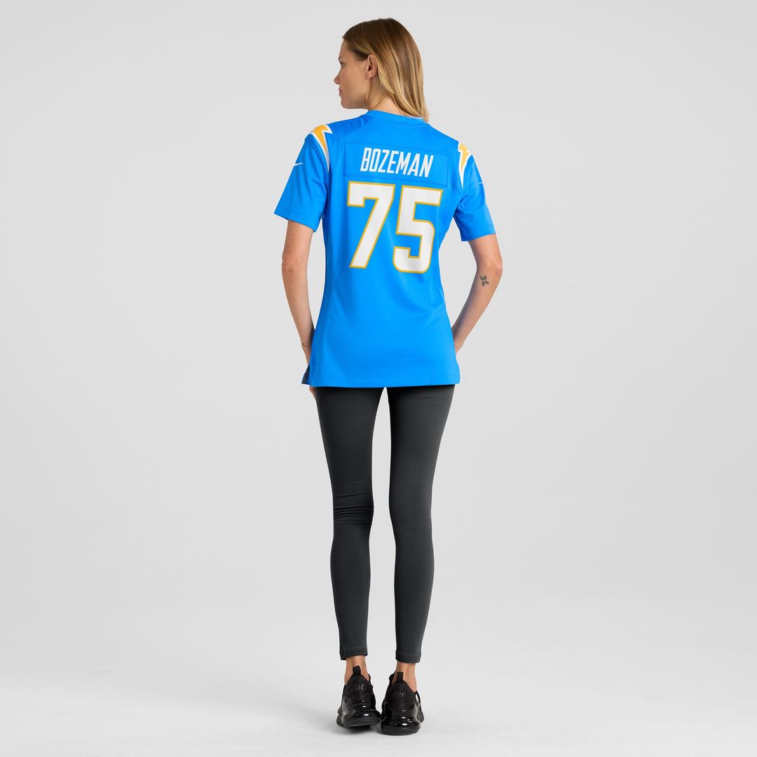 Bradley Bozeman Los Angeles Chargers Nike Women's  Game Jersey -  Powder Blue