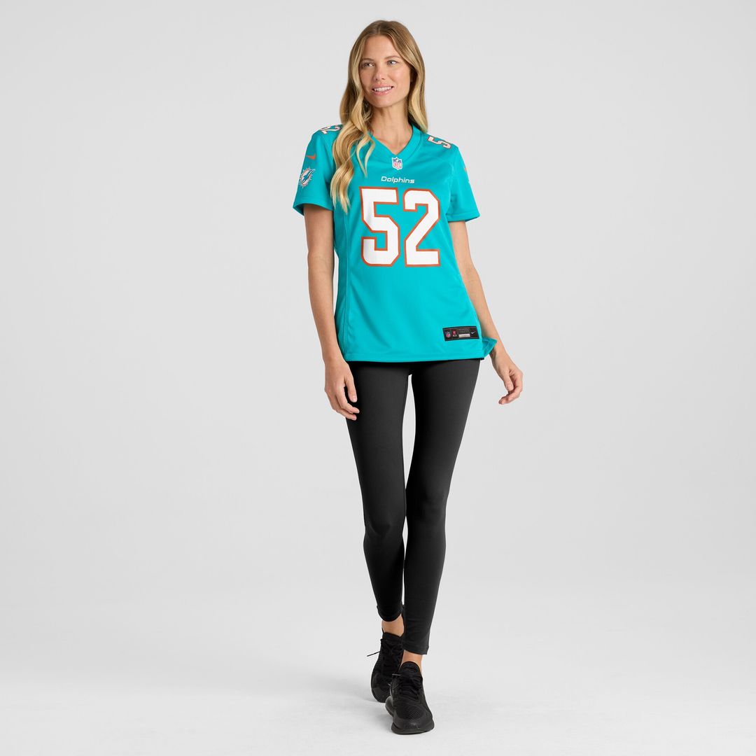 Patrick Paul Miami Dolphins Nike Women's  Game Jersey -  Aqua