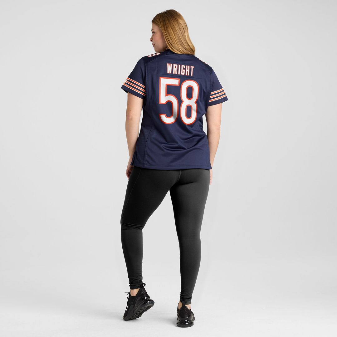 Darnell Wright Chicago Bears Nike Women's  Game Jersey -  Navy