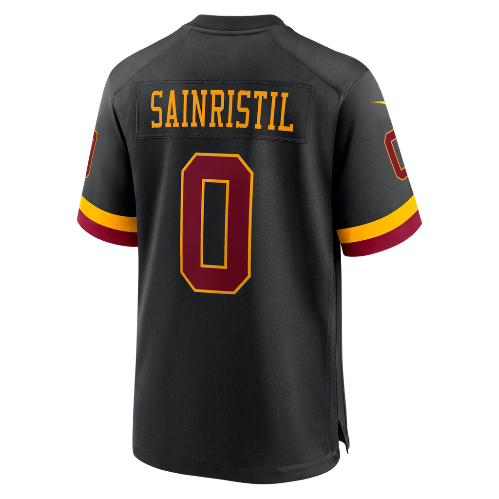 Mike Sainristil Washington Commanders Nike Hail Raiser Alternate Game Jersey - Black