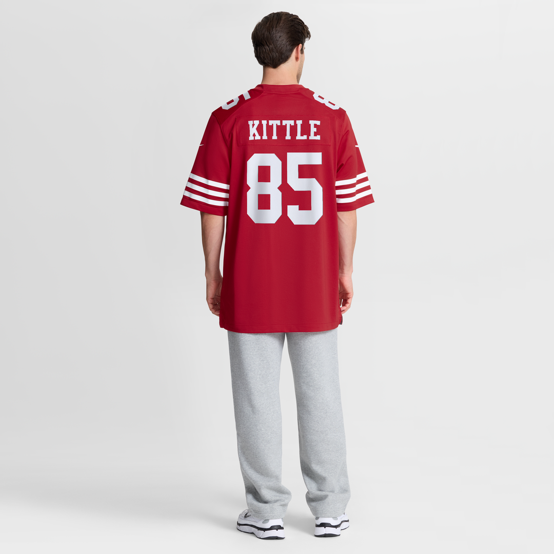 George Kittle San Francisco 49ers Nike Team Game Jersey - Scarlet