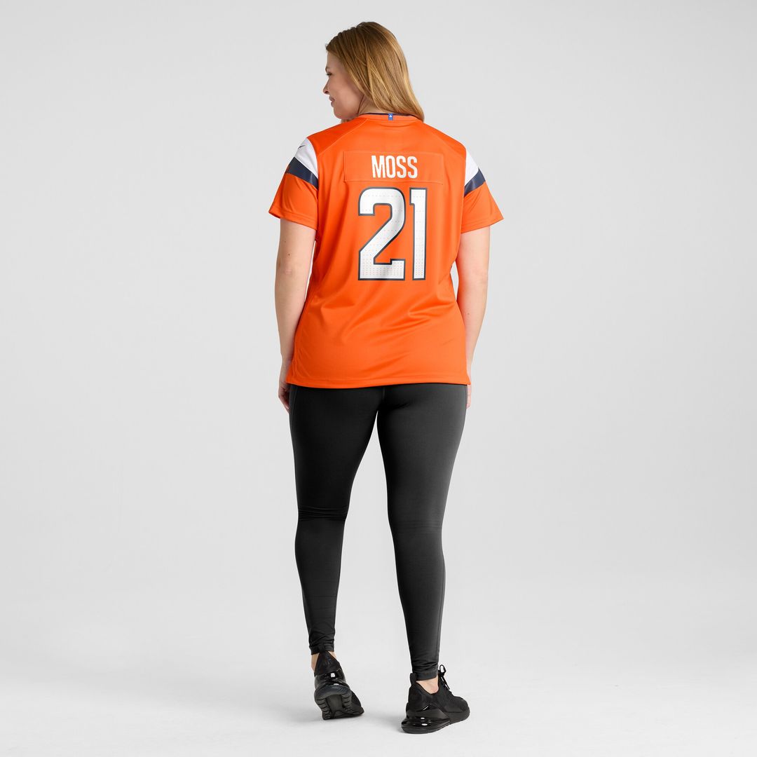 Riley Moss Denver Broncos Nike Women's Team Game Jersey -  Orange