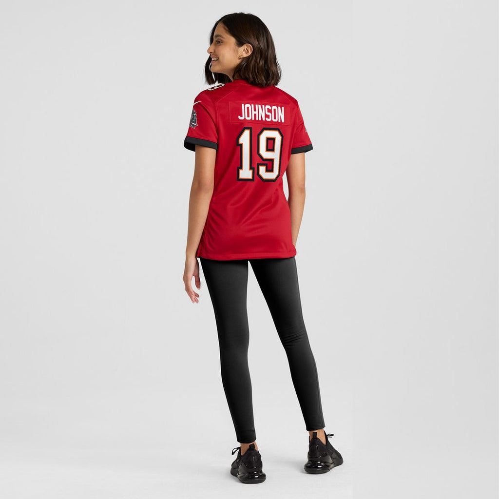 Keyshawn Johnson Tampa Bay Buccaneers Nike Women's Game Retired Player Jersey - Red