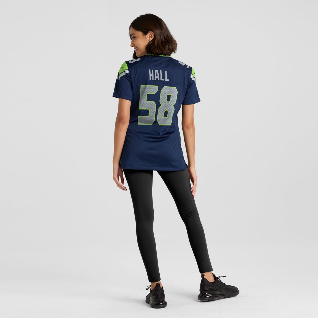 Derick Hall Seattle Seahawks Nike Women's Team Game Jersey -  College Navy